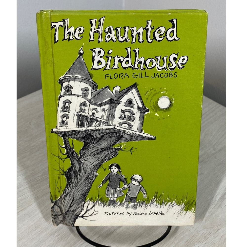 The Haunted Birdhouse Flora Gill Jacobs Vintage 1970 Hardcover Book Bookplate